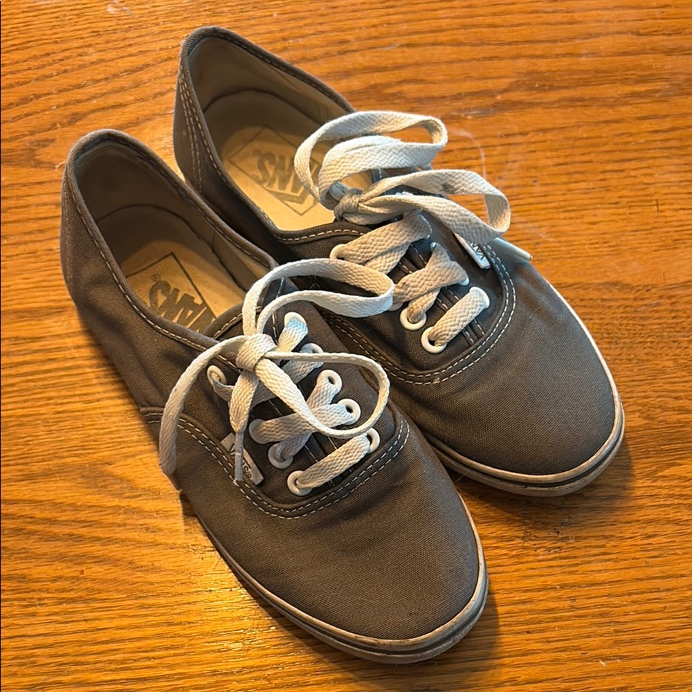 (5/$20) Vans Gray Sneakers Classic Style Comfort